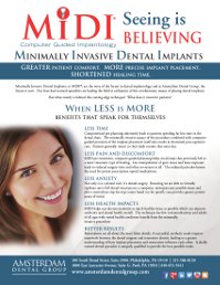 Minimally Invasive Dental Implants